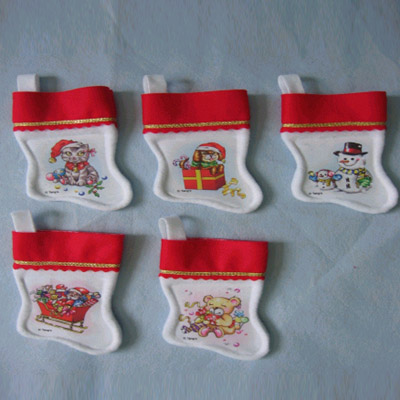 Sell STOCKING ASSORTMENT - SANTA, SNOWMAN , DOG , CAT , BEAR (CLASSIC VERSION)