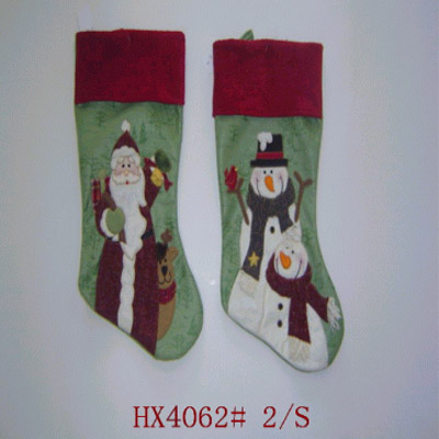 Sell STOCKING DECORATION - SNOWMAN, SANTA