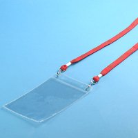 Sell Name Badge Holder w/Neck Lanyard