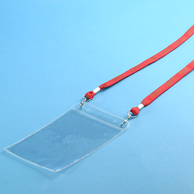Sell Name Badge Holder w/Neck Lanyard