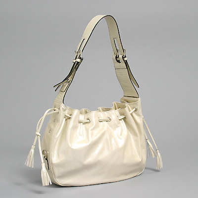 Sell Soft Elegant Drawstring Handbag w/Copper Zip Pocket