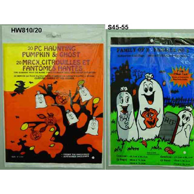 Halloween Tree & Leaf Bag