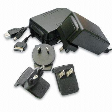 12W Power Supply/Adapter with E mark -Supply with Changeable AC plug