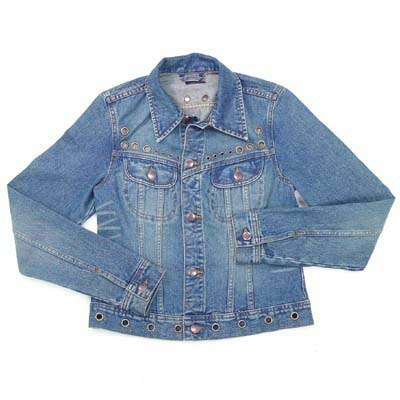 Future-Eyelet Denim Jacket