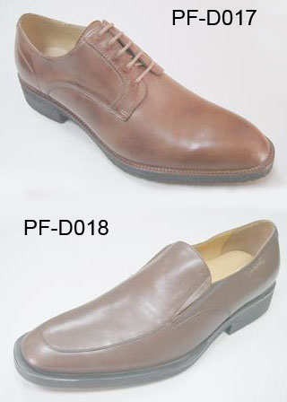 Leather Upper Rubber Sole Lace Up / Slip-on Men Dress Shoes