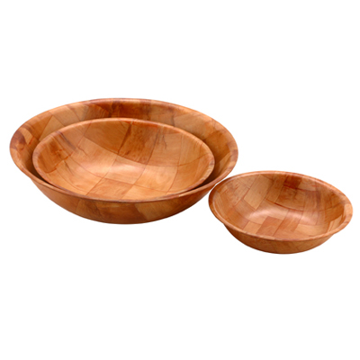 WOVEN WOOD BOWL