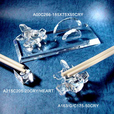 Glass and Crystal Ornament