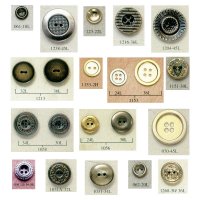 Brass 4 & 2 Holes Button