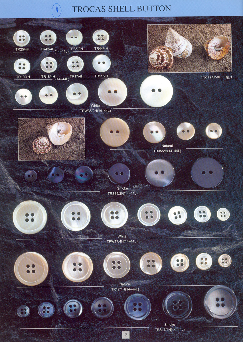 Trocas Shell Button