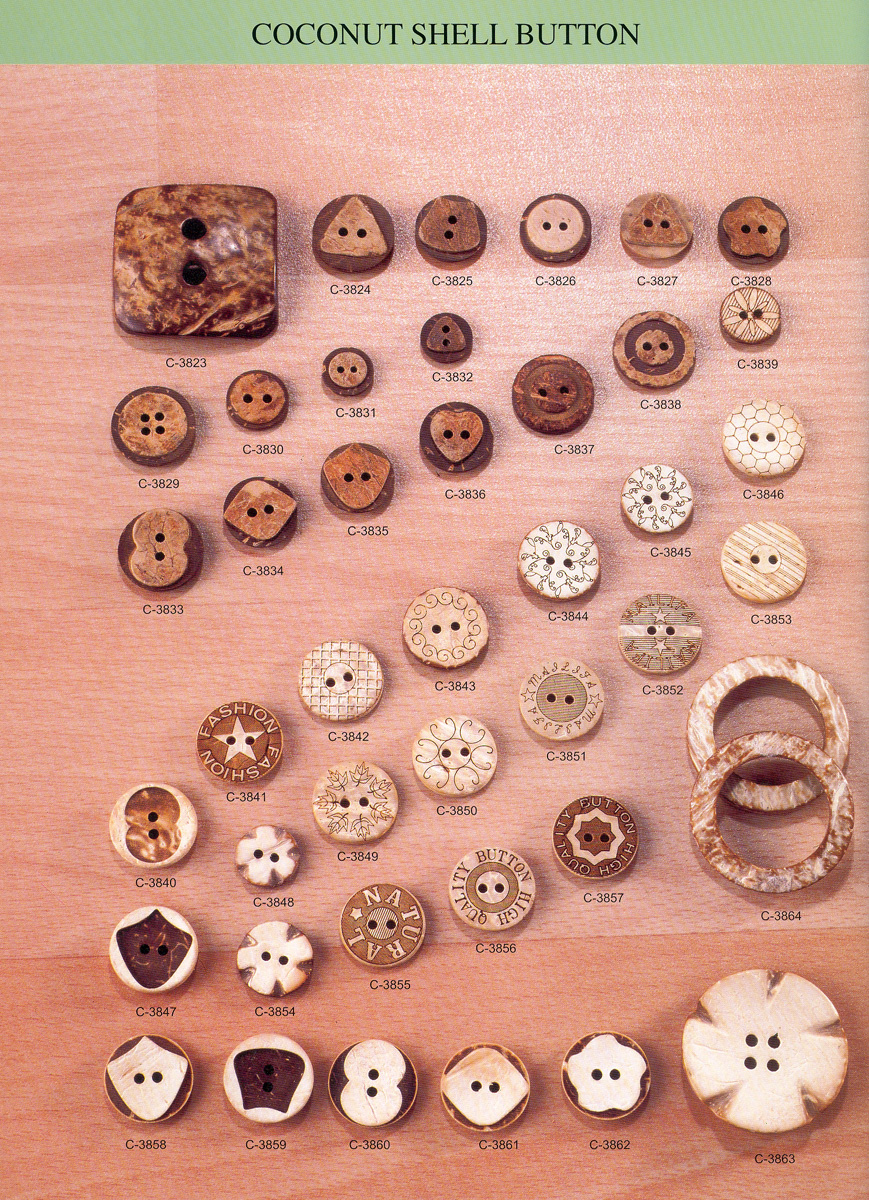 Coconut Shell Button