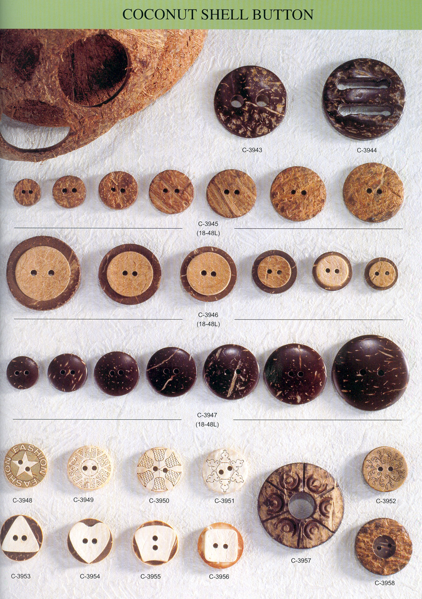 Coconut Shell Button