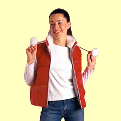 Ladies' 100% nylon woven vest