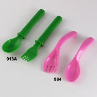 Sell 913A:Plastic Fork & Spoon ; 984:Shaped Fork and Spoon Set