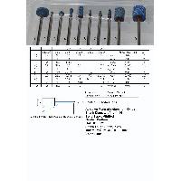 Abrasive Vitrified Mounted Point 1/8 inches Shank