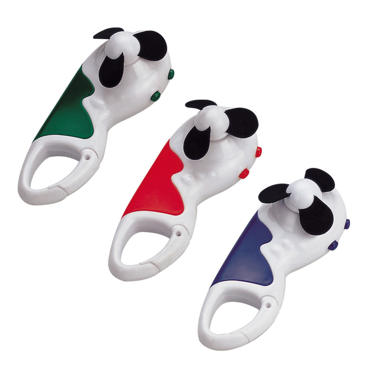 Mini Fan with Hook & Light