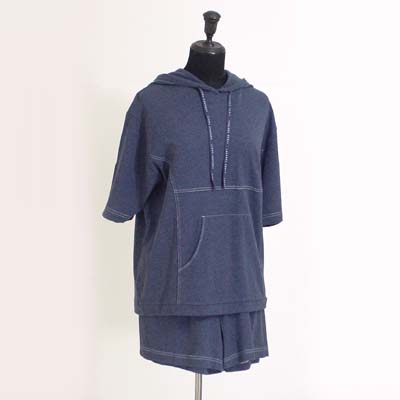 DENIM DYE SWEATSHIRT SET