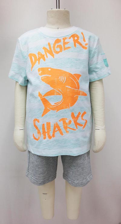 Knitted Short Sleeve Tee + Knitted Shorts