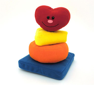 COLOR & SHAPE STACK-ON TOY