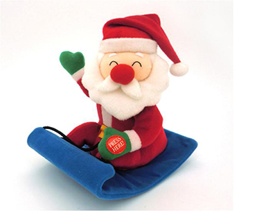 ROCKING SANTA CLAUS ON SLEDGE