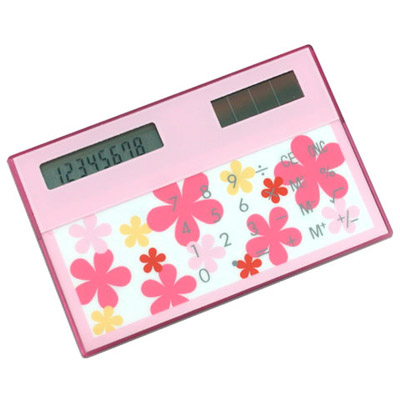 Credit card size 8 digits calculator