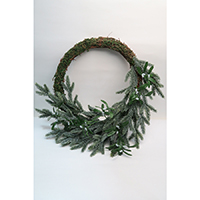 X'mas Rattan Wreath