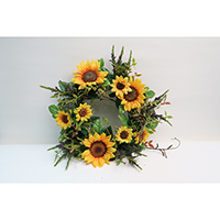 Sunflower, Heather Wreath