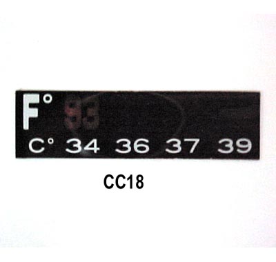 &nbsp; Color Change Thermometer