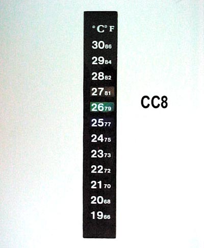 &nbsp; Color Change Thermometer