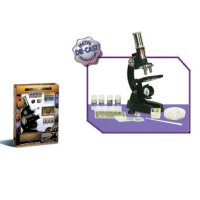 47pcs 100/450/900x School Microscope Set with Metal Die Cast Body
