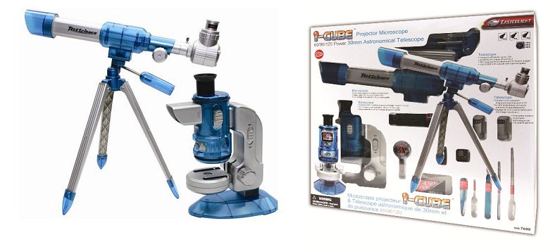 Sell I-cube Projector Microscope & 60/90/120x 30mm Telescope