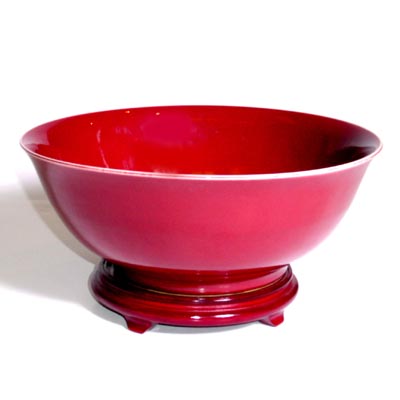 Round Bowl w/Stand