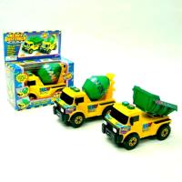 7" BUMP'N GO DUMP TRUCK & CEMENT MIXER