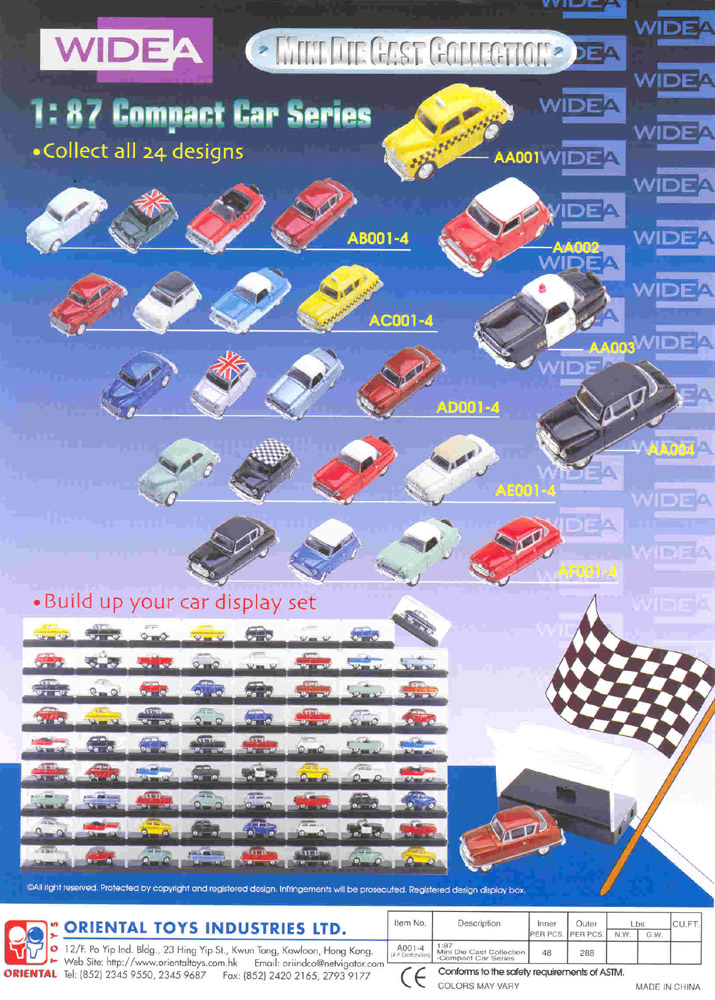 Sell 1:87 Compact Car Series
