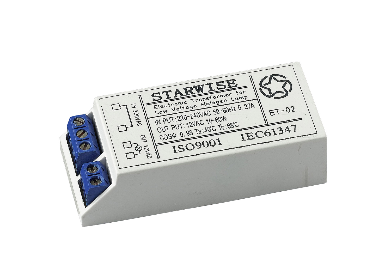 ET-P01 Ballast with Input Voltage of 220 to 240V, Suitable for Halogen Lamps