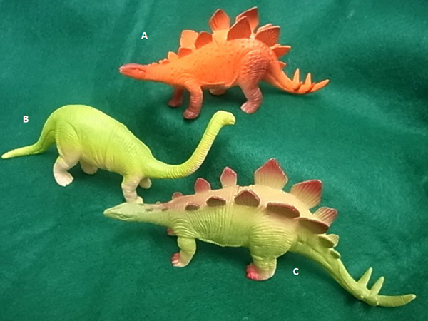 Dinosaur, Medium Size. Coloring: Spray Painting.