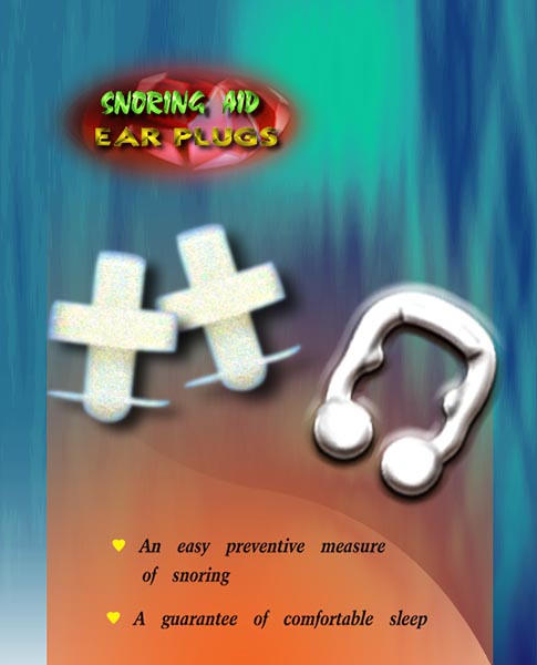 SNORE-STOPPEN & EAR PLUGS