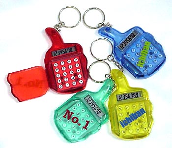 Number-One keychain, with Calculator