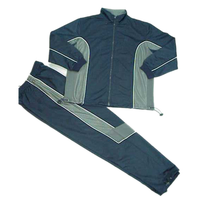 Boy's 100% polyester tricot jogging set