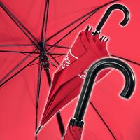 Polyester automatic stick umbrella