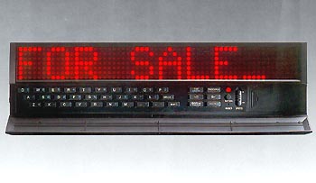 LED Moving Message Board with Built-in Keyboard