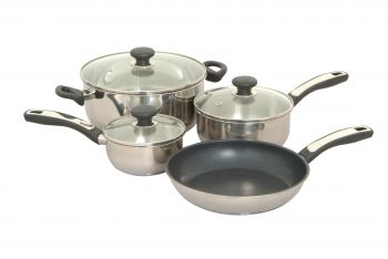 4-pc Stainless Steel Cookware Set