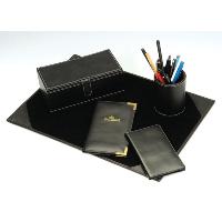 Table mat, notebook, pen holder