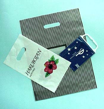 Die-cut Handle & Clip Lock Handle Bag