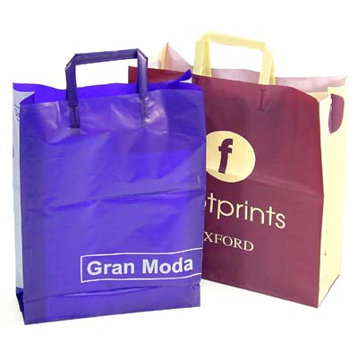 Folded Loop Handle Bag