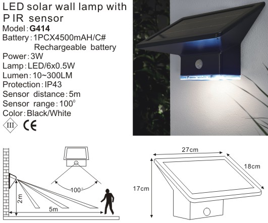 Solar Wall Lamp