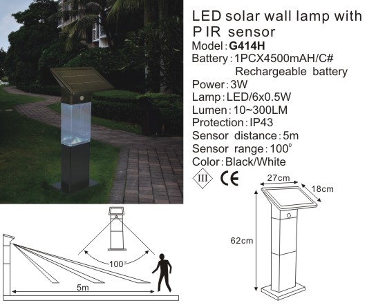 Solar Wall Lamp