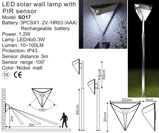 Solar Wall Lamp