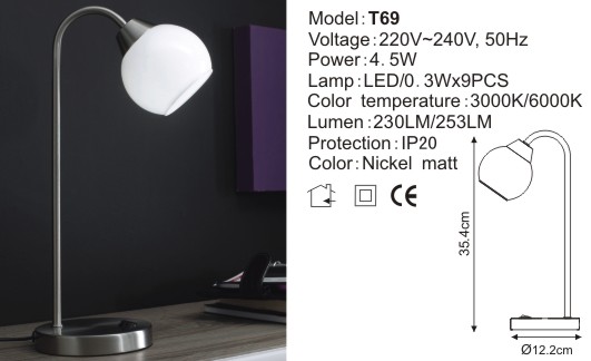 LED Desk Lamp/Reading Lamp