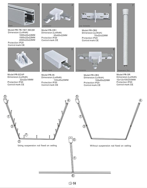 Phantom II Single Phase Track System