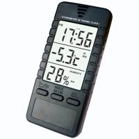 Thermo-Hygrometer With Alarm Clock (3 in 1)